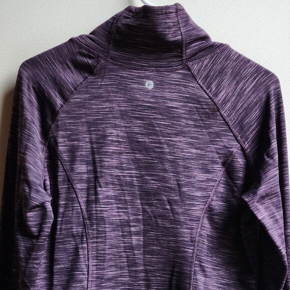 90 Degree By Reflex Purple Mock Neck Pullover Athletic Jersey Size Small - Picture 14 of 16